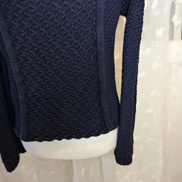 Maeve Chunky Knit Cardigan, Cotton Blend, Size XS - Picture 6 of 9